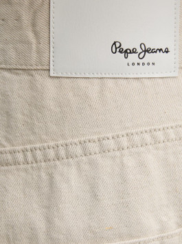 nahlad Pepe Jeans pánske krémové džínsy