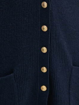 nahlad Tommy Hilfiger dámsky tmavo modrý kardigan