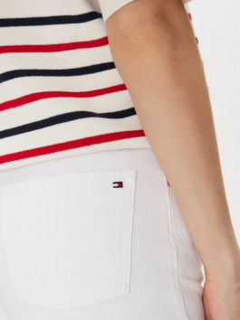 nahlad Tommy Hilfiger dámske biele džínsové šortky