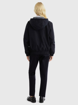 nahlad Tommy Hilfiger dámska tmavo modrá vetrovka