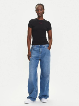 nahlad TJW SLIM SCRIPT LABEL SS TEE E