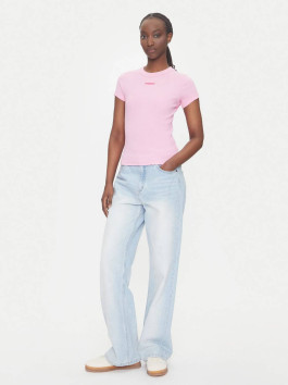 nahlad TJW SLIM SCRIPT LABEL SS TEE E