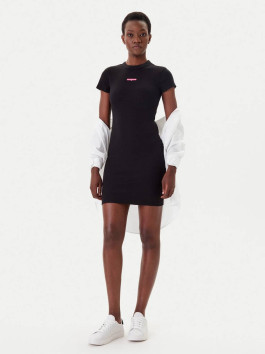 nahlad TJW SCRIPT MINI RIB DRESS EXT