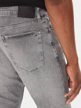 nahlad Tommy Jeans pánske šedé džínsy