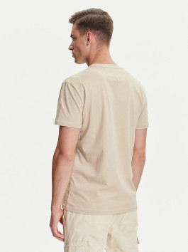 nahlad   Tommy Jeans pánske béžové tričko