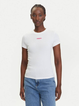 nahlad TJW SLIM SCRIPT LABEL SS TEE E