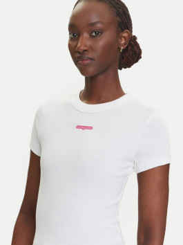 nahlad TJW SLIM SCRIPT LABEL SS TEE E
