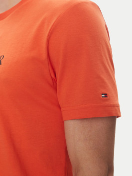 nahlad Tommy Hilfiger pánske oranžové tričko 