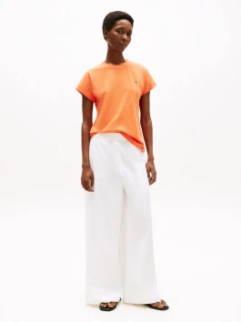 nahlad Tommy Hilfiger dámske oranžové tričko