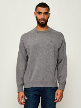 nahlad Calvin Klein pánsky šedý sveter