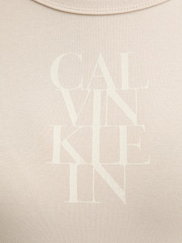 nahlad Calvin Klein dámske béžové tričko