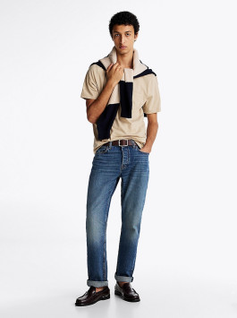 nahlad Tommy Hilfiger béžové pánske tričko