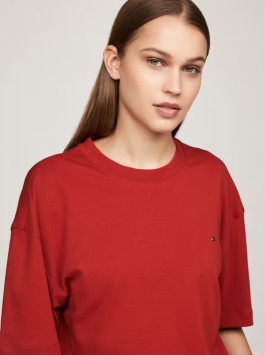 nahlad Tommy Hilfiger dámske červené tričko