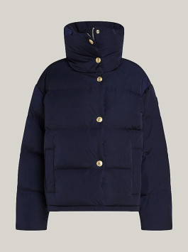 nahlad Tommy Hilfiger dámska tmavo modrá páperová bunda