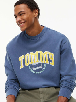 nahlad Tommy Jeans pánska modrá mikina