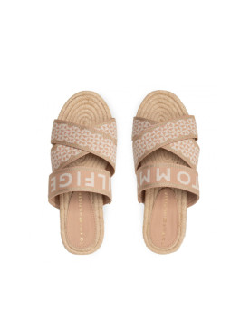 nahlad Tommy Hilfiger dámske krémové šľapky