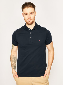 nahlad Tommy Hilfiger pánske tmavomodré polo Core