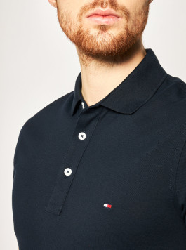 nahlad Tommy Hilfiger pánske tmavomodré polo Core
