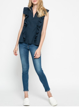 nahlad Pepe Jeans dámske modré džínsy Cher