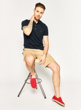 nahlad Tommy Hilfiger pánske tmavomodré polo Core