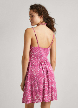 nahlad Pepe Jeans dámske ružové šaty DENISE