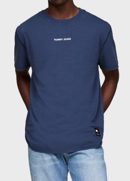 nahlad Tommy Jeans pánske tmavomodré tričko