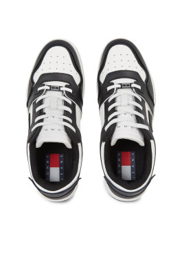 nahlad Tommy Jeans pánske čiernobiele tenisky