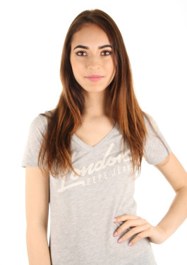 nahlad Pepe Jeans dámské šedé tričko Cassidy