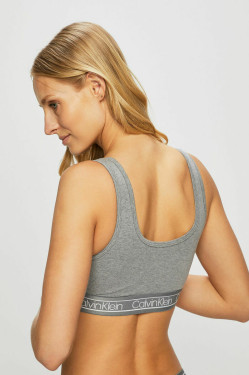 nahlad Calvin Klein dámska šedá športová podprsenka