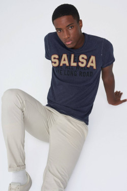 nahlad Salsa pánske tmavo modré tričko