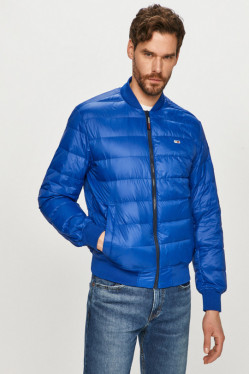 nahlad Tommy Jeans pánska modrá páperová bunda
