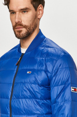nahlad Tommy Jeans pánska modrá páperová bunda