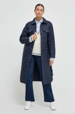 nahlad Pepe Jeans dámska prešívaná modrá bunda NASH