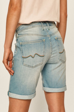 nahlad Pepe Jeans dámske modré šortky Poppy