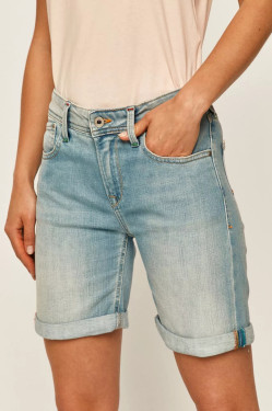 nahlad Pepe Jeans dámske modré šortky Poppy