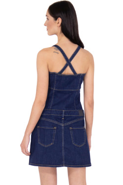 nahlad Pepe Jeans dámské džínové šaty Flame