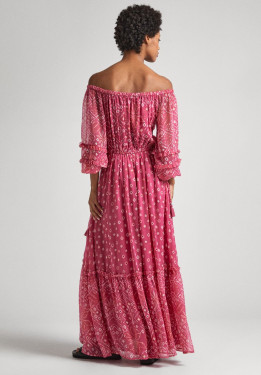 nahlad Pepe Jeans dámske ružové šaty MARLENE