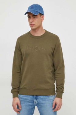 nahlad Pepe Jeans pánska khaki mikina JOE