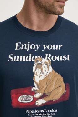 nahlad Pepe Jeans pánske tričko AXEL s potlačou