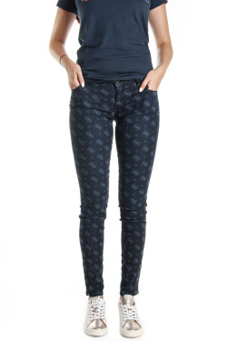 nahlad Guess dámske modré džínsy Marilyn