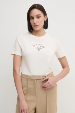 nahlad Tommy Hilfiger dámske béžové tričko