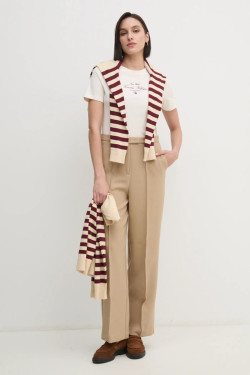 nahlad Tommy Hilfiger dámske béžové tričko