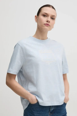 nahlad Tommy Hilfiger dámske modré tričko