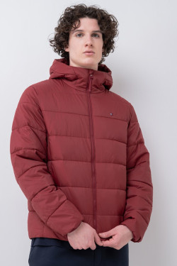 nahlad Tommy Hilfiger pánska vínová bunda