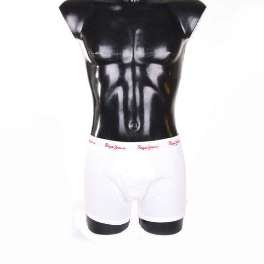 Pepe Jeans pánské bílé boxerky Oliver 2 pack