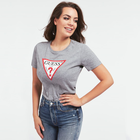 Guess dámské šedé tričko