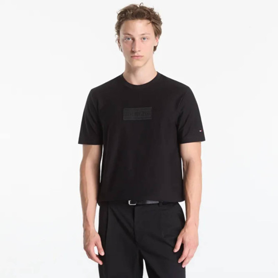 Tommy Hilfiger pánske čierne tričko