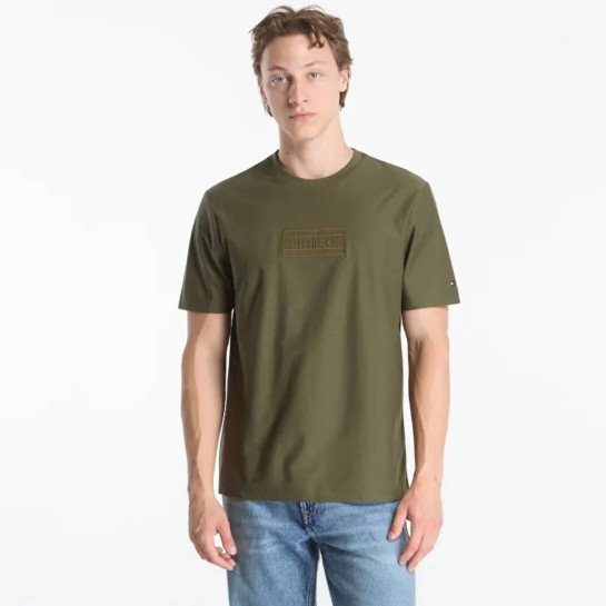 Tommy Hilfiger pánske khaki tričko