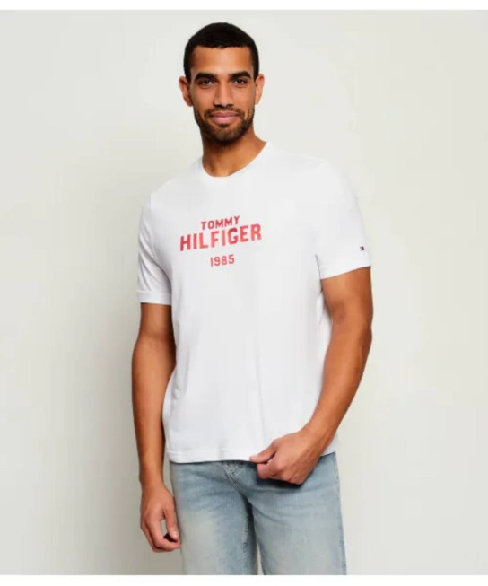 Tommy Hilfiger pánske biele tričko