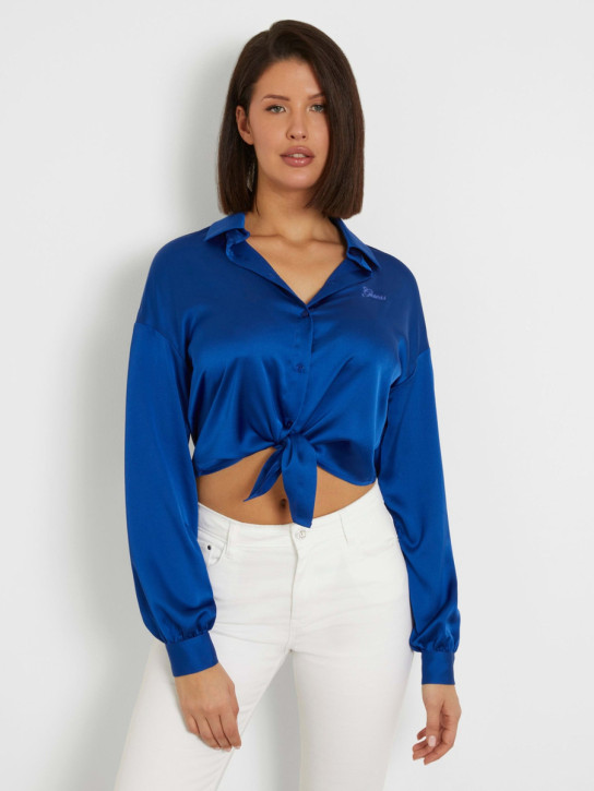 Guess dámska modrá košeľa